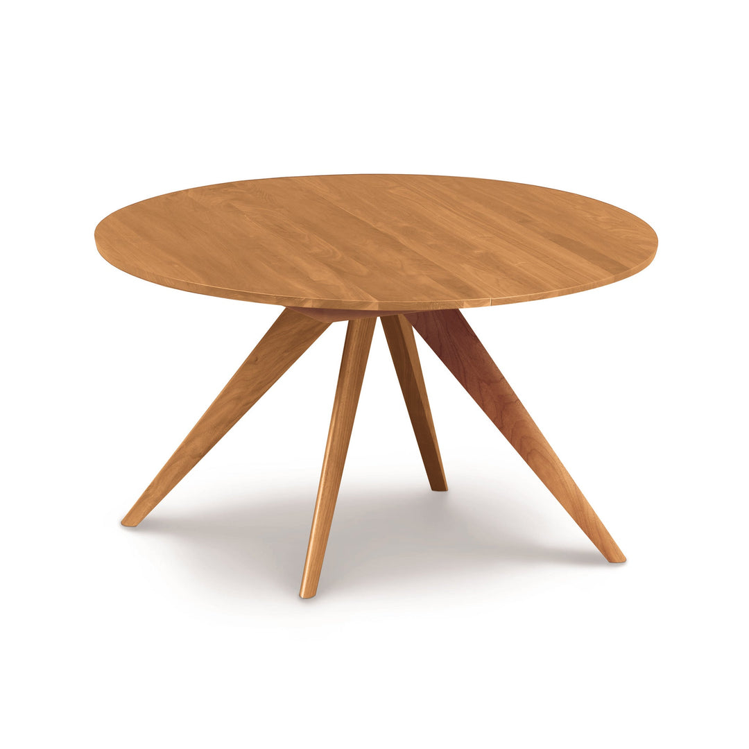 Catalina Round Extension Table by Copeland Furniture in natural cherry