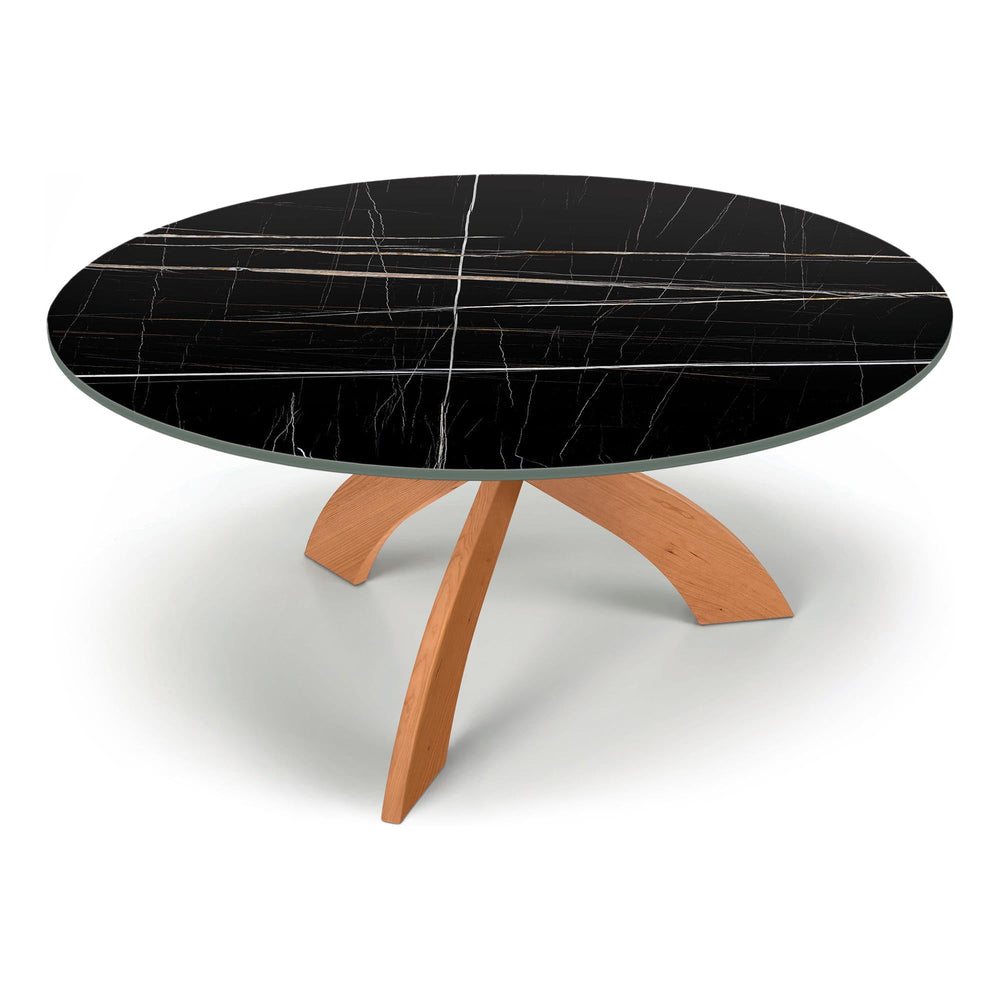 Copeland Entwine stone chat table alternate studio view