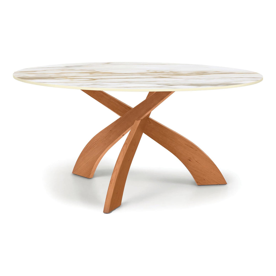 Copeland Entwine stone chat table detail