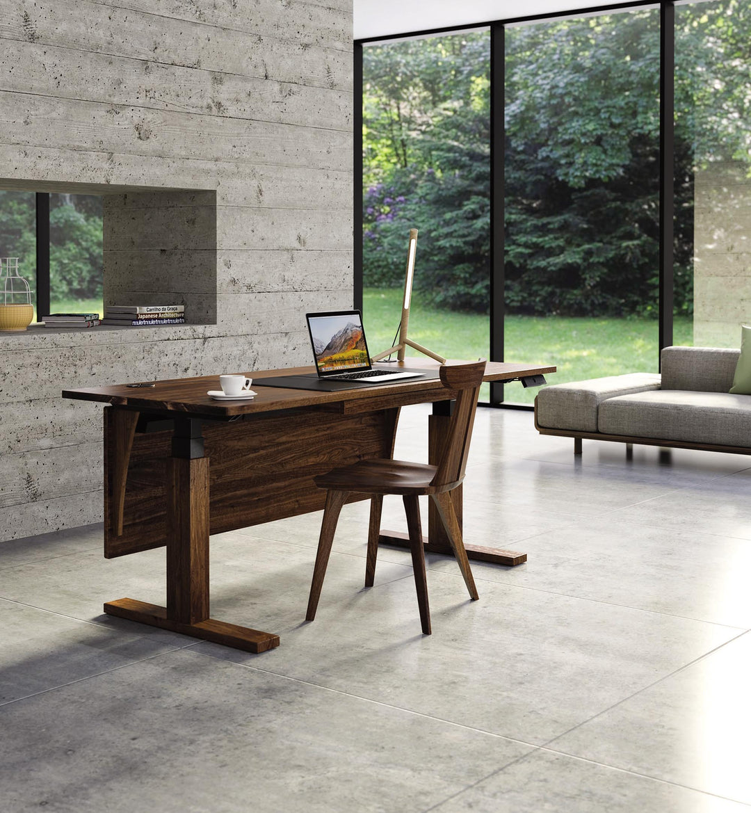 Invigo Sit-Stand Desk in a modern interior