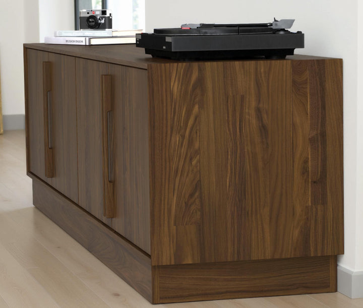 Moduluxe 66-inch Low Media Cabinet in a modern interior