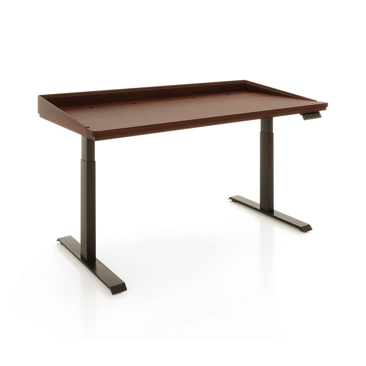 Copeland Odin Sit-Stand Desk in Cognac Cherry