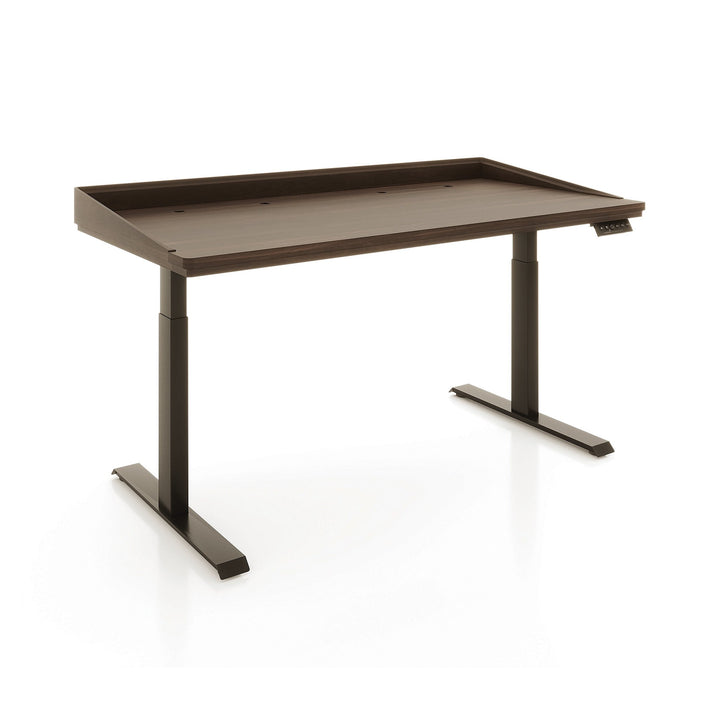 Copeland Odin Sit-Stand Desk in Smoke Cherry