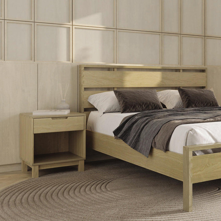 Copeland Oslo 1-Drawer Enclosed Shelf Nightstand image 3