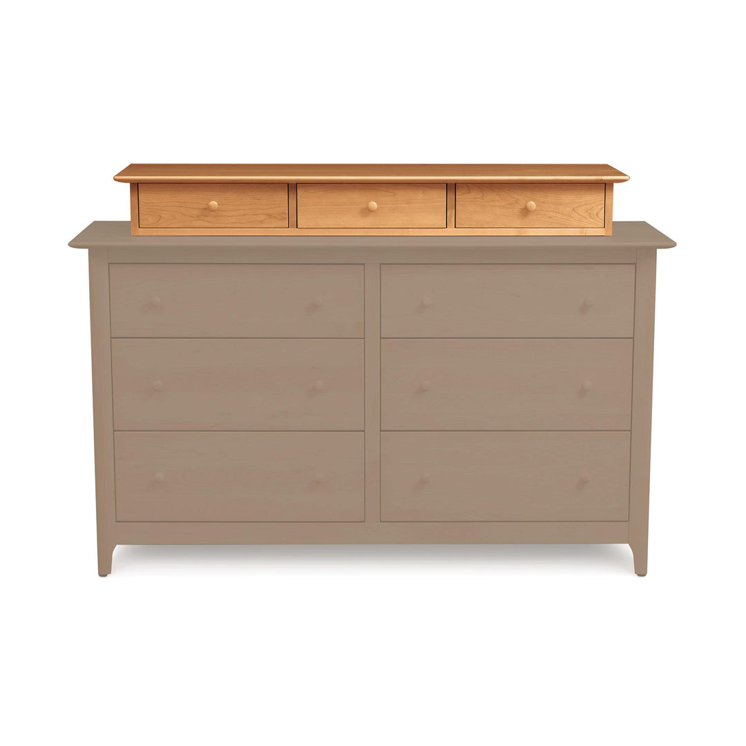 Copeland Furniture Sarah Accessory Case made from eco-friendly hardwood, showcasing elegant craftsmanship and modern, high-quality design.