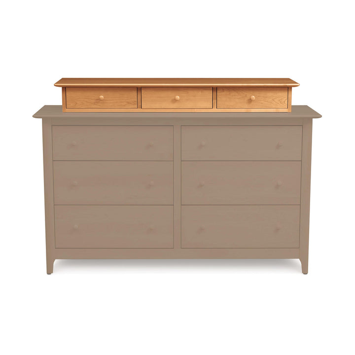 Copeland Furniture Sarah Accessory Case made from eco-friendly hardwood, showcasing elegant craftsmanship and modern, high-quality design.