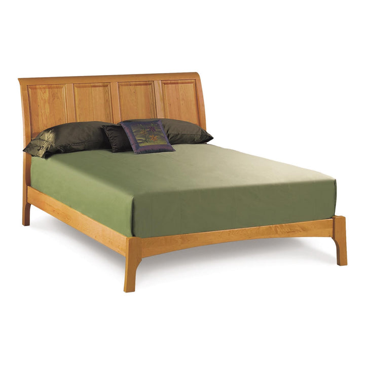 Sarah Sleigh Bed with 45-inch Headboard and Low Footboard product view