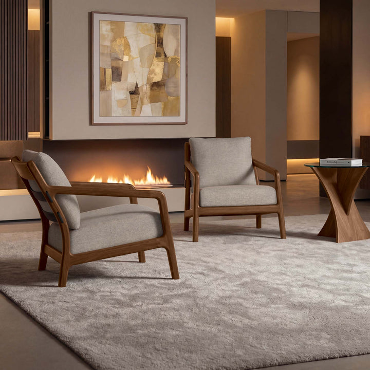 Whitney Lounge Chair in a modern interior