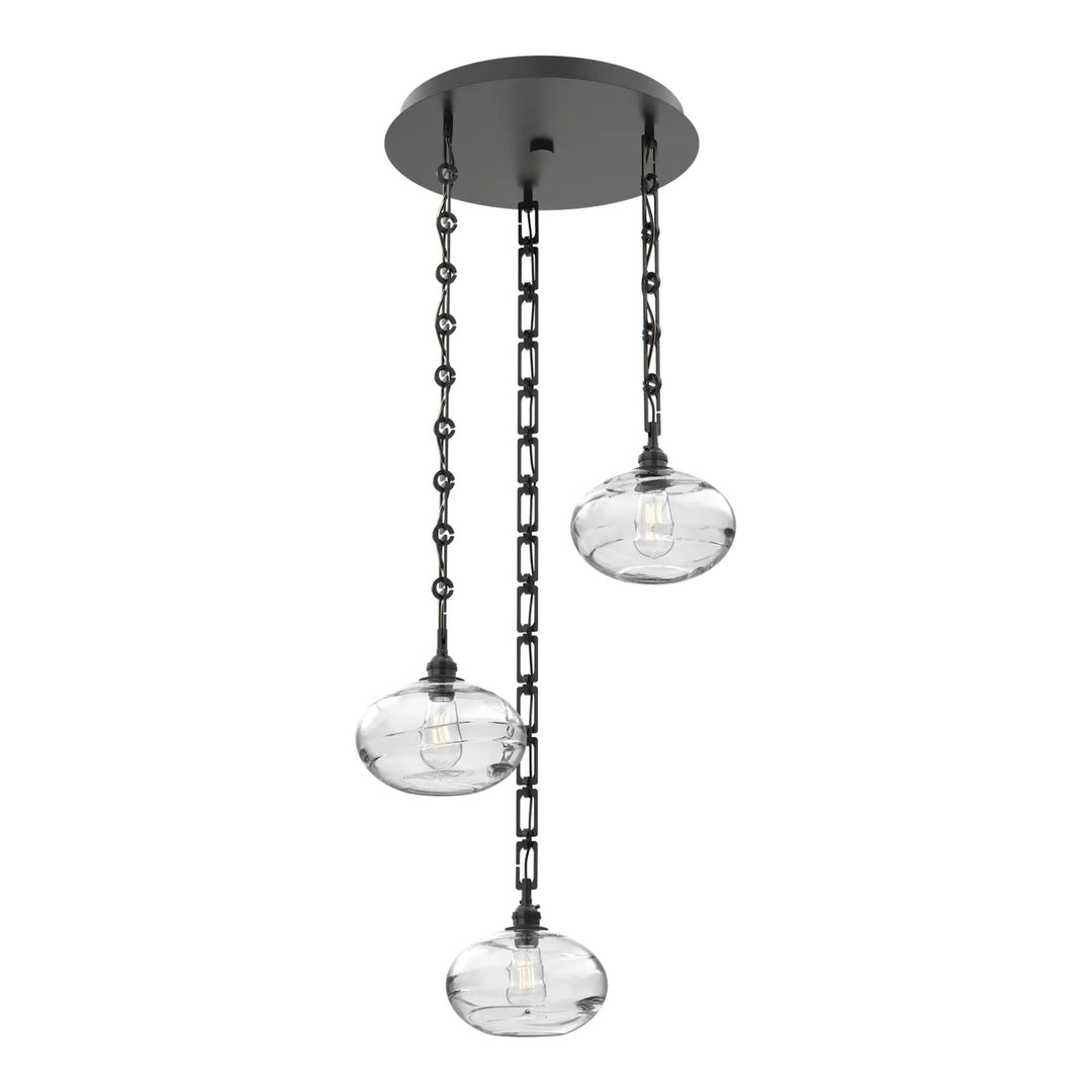 Coppa Round Pendant Chandelier by Hammerton Studio