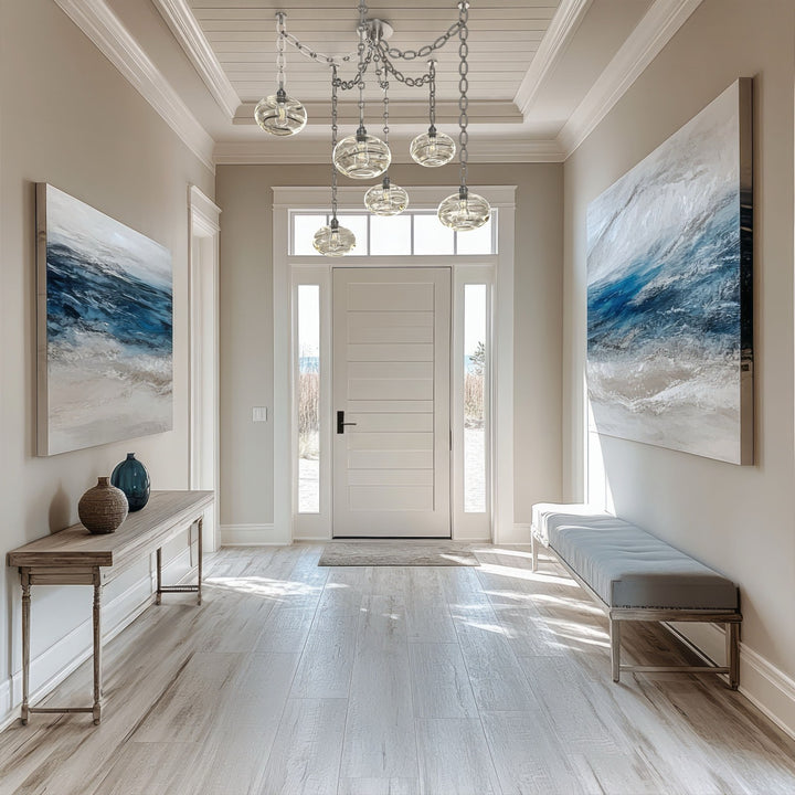 Coppa Swag Chandelier by Hammerton Studio in a styled interior