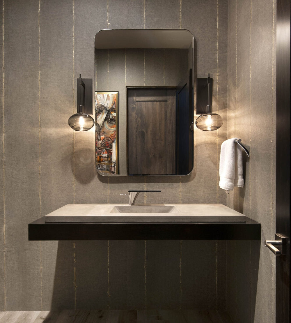 Coppa Tempo Sconce by Hammerton Studio in a styled interior