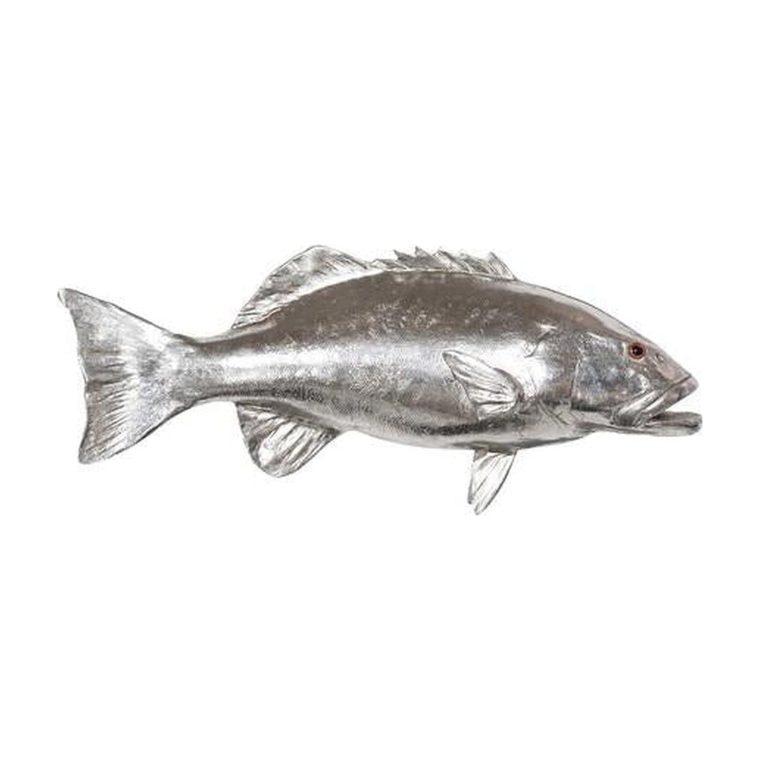 Coral Trout Fish Wall Sculpture, Resin Phillips Collection