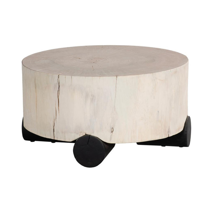 Core Coffee Table, Black Base, Bleached by Phillips Collection — centered product view