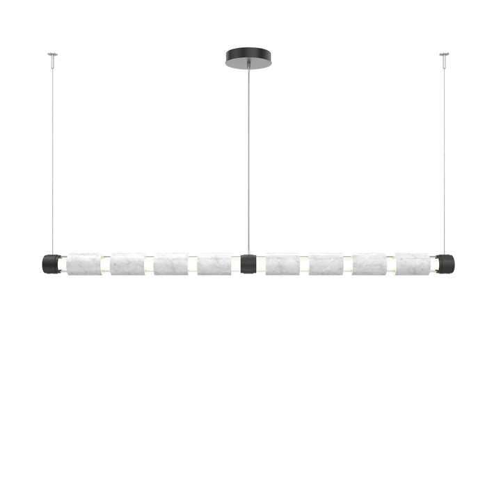 Corinth Mandrel Chandelier by Hammerton Studio – Large in Matte Black