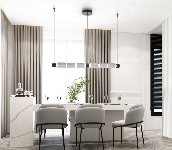Corinth Mandrel Chandelier by Hammerton Studio in a styled interior