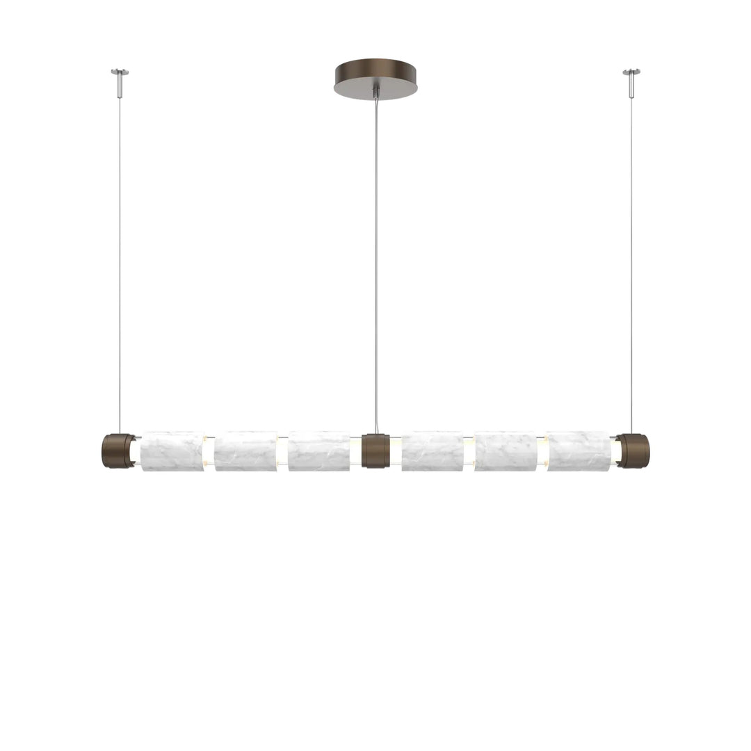Corinth Mandrel Chandelier by Hammerton Studio – Medium in Flat Bronze
