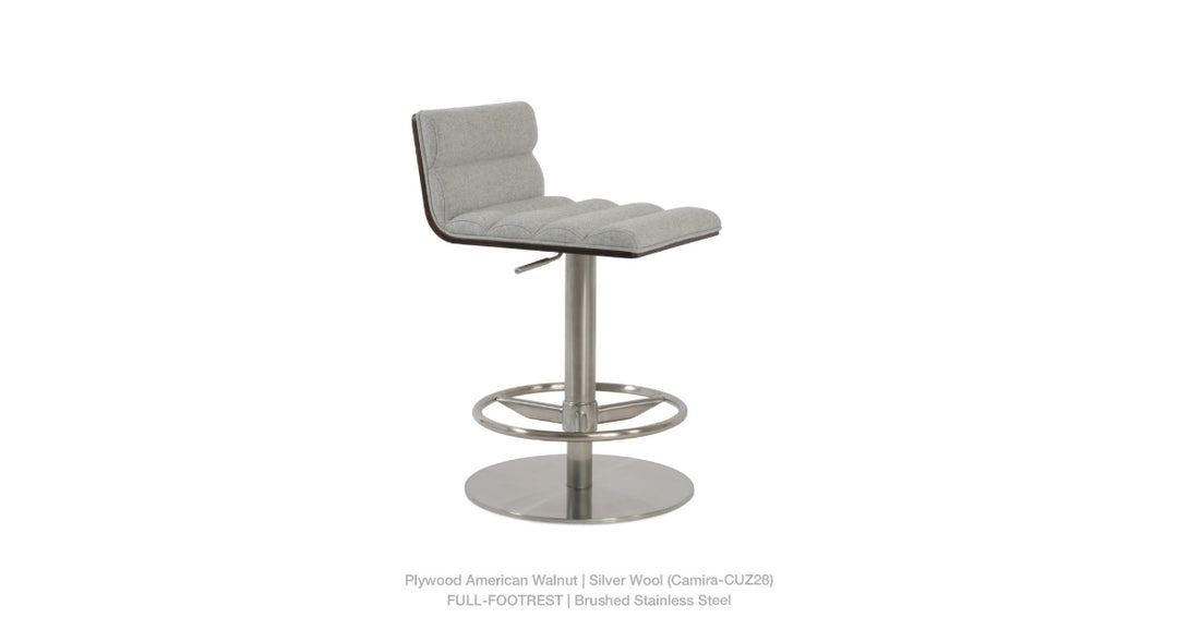 Corona Comfort Piston Swivel Stool Soho Concept
