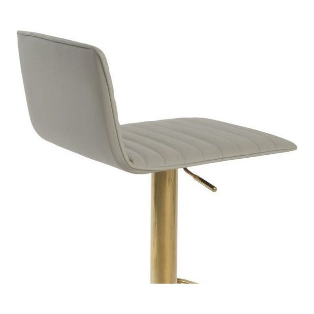 Corona Full Upholstered Piston Swivel Stool