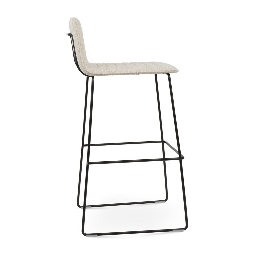 Corona HB Wire Full Upholstered Stool