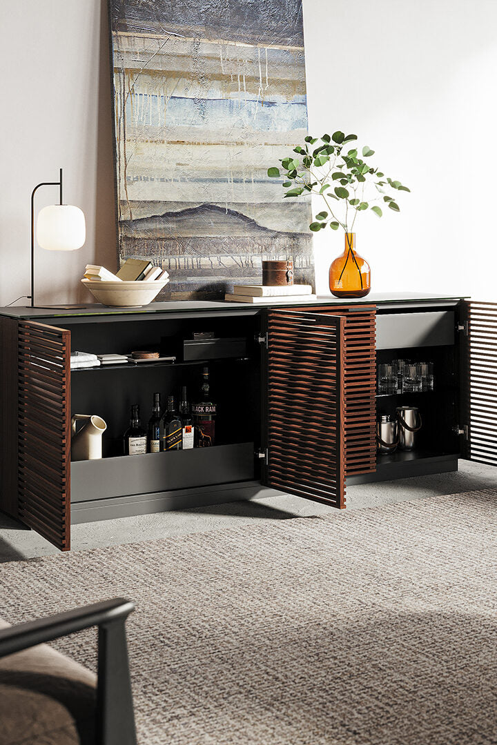 Corridor 8109 4-Door Storage Credenza by BDI | Modern Studio