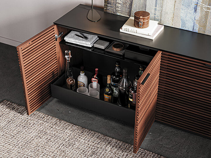 Corridor 8109 4-Door Storage Credenza by BDI | Modern Studio