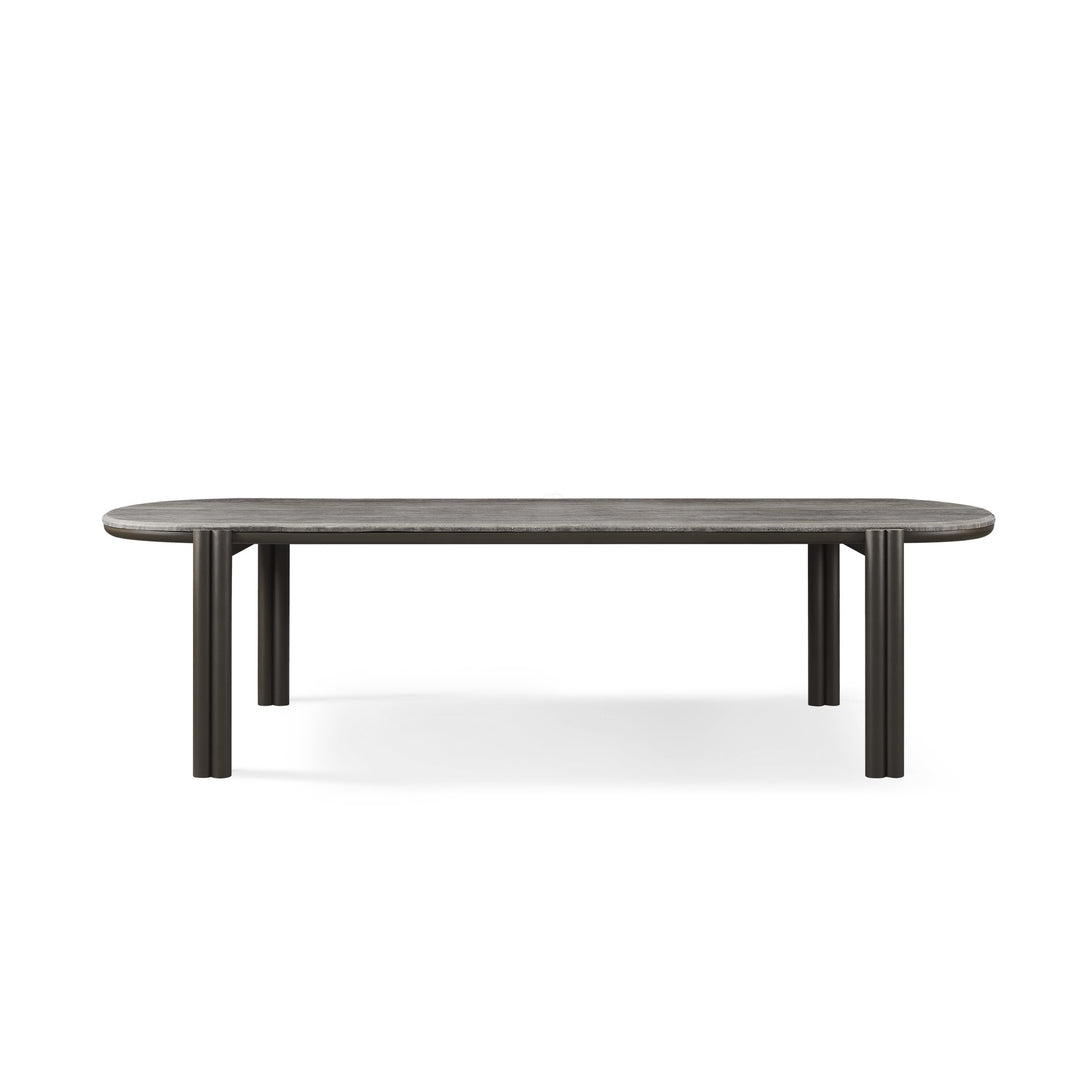 Cove Aluminum Pill Dining Table by Harbour