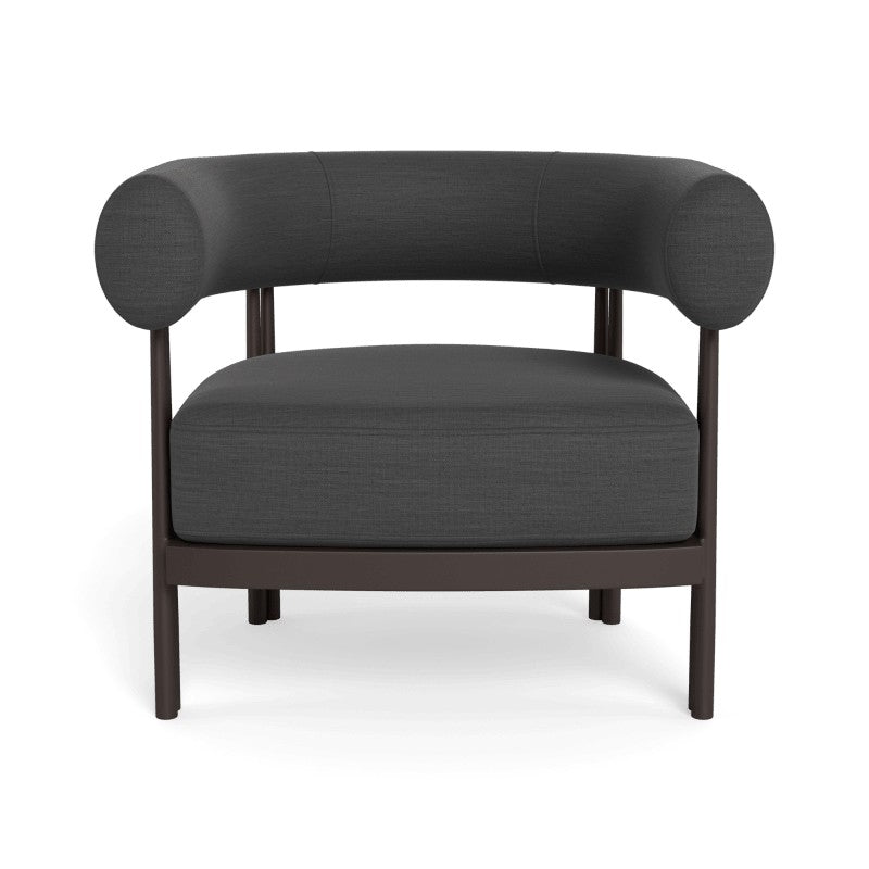 Cove Luxe Lounge Chair by Harbour in Aluminum Bronze