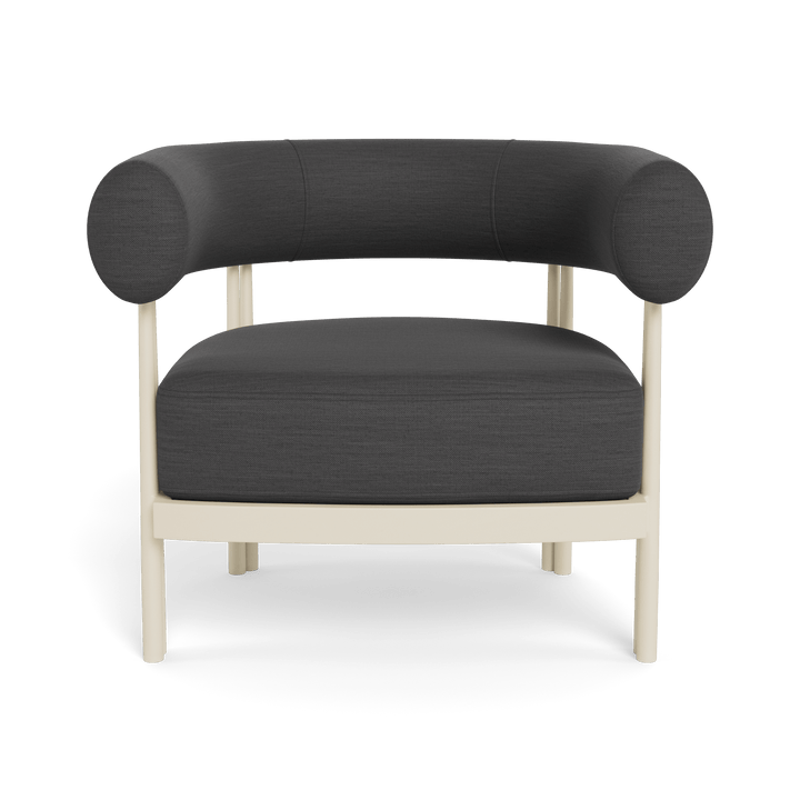 Cove Luxe Lounge Chair by Harbour in Aluminum Bone