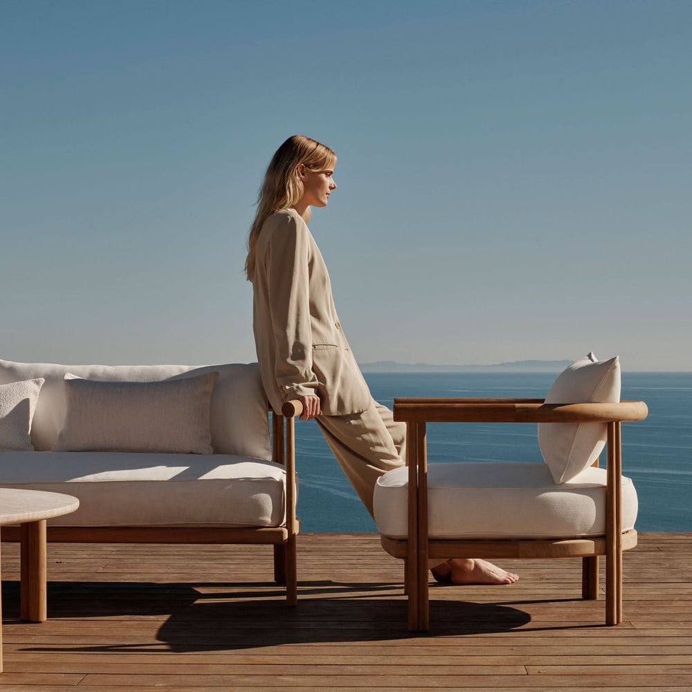 Cove Teak 3 Seat Sofa by Harbour lifestyle 1