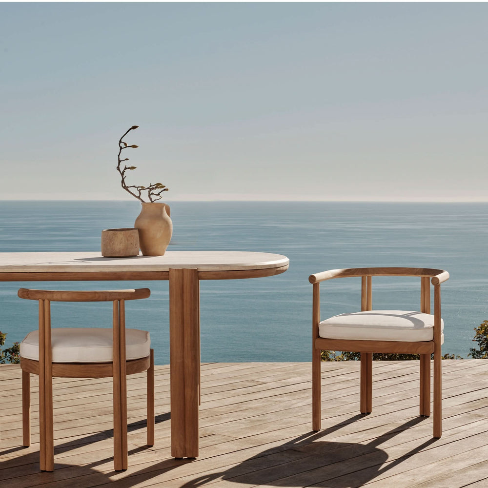 Cove Teak Armless Dining Chair by Harbour lifestyle 1