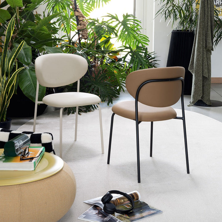 Cozy Dining Chair by Connubia in a styled interior