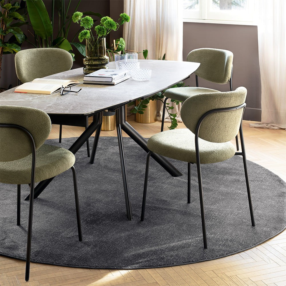 Cozy Dining Chair by Connubia in a styled interior