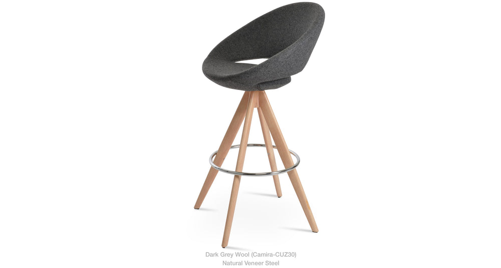 Crescent Pyramid MW Swivel Stool by Soho Concept - view 2