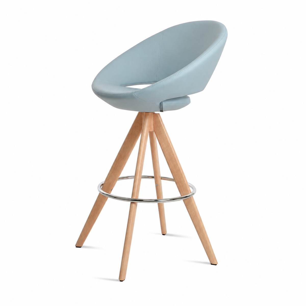 Crescent Pyramid MW Swivel Stool by Soho Concept