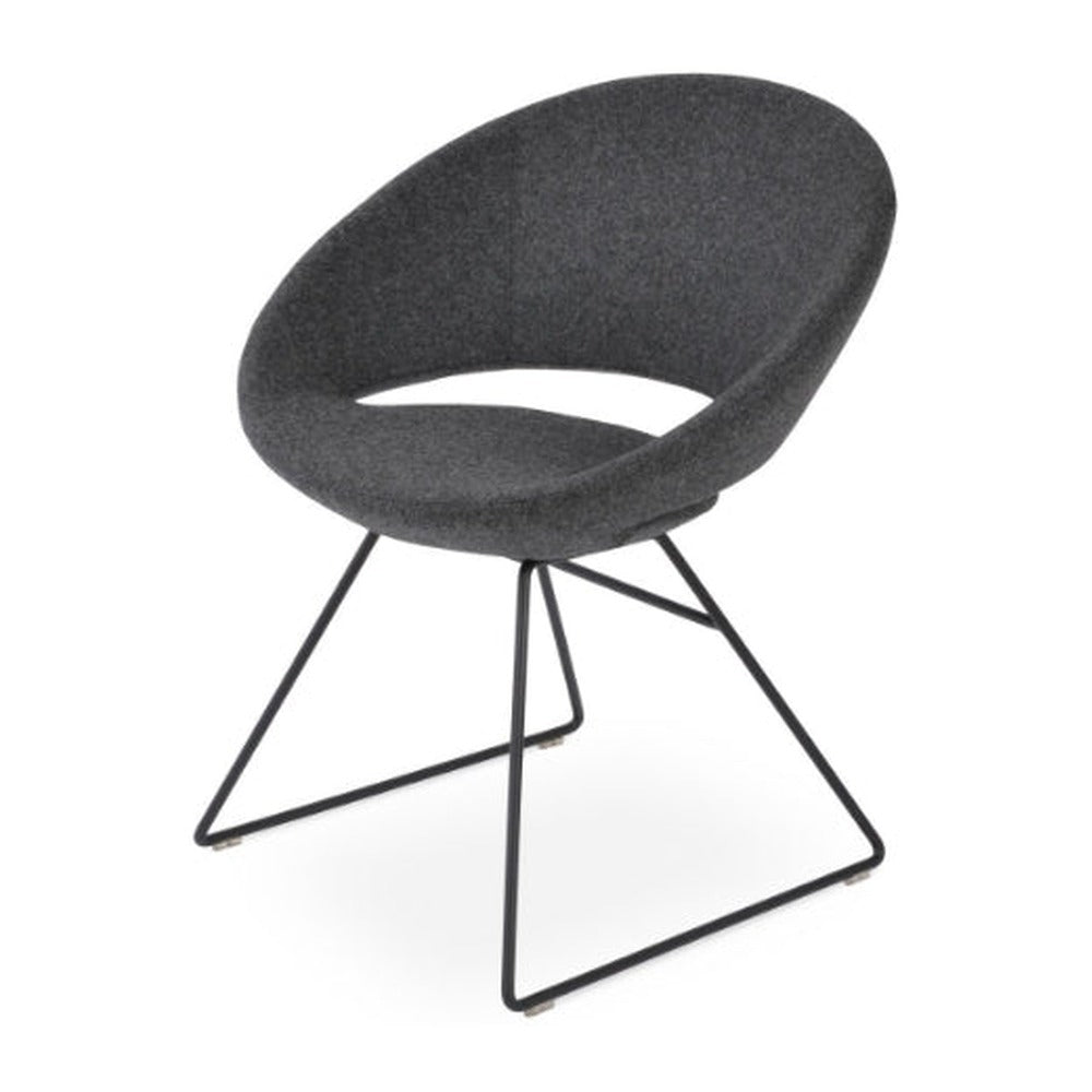 Crescent Wire Dining Chair