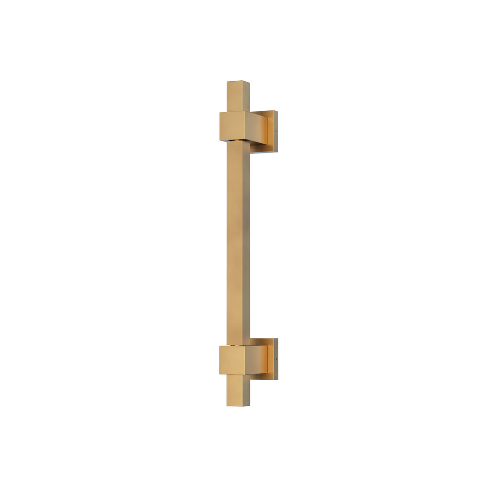Cubist Square LED Wall Sconce (18" W) by ET2 Lighting in Gold finish