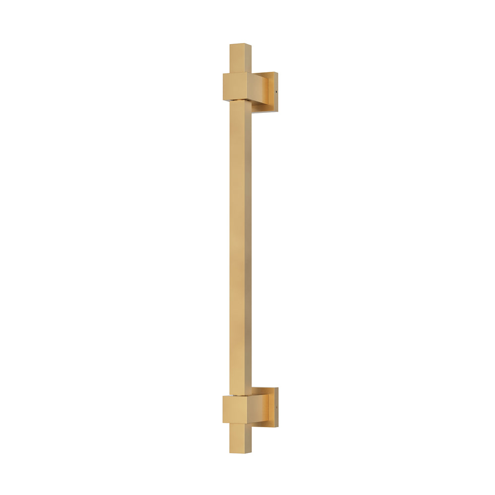 Cubist Square LED Wall Sconce (24" W) by ET2 Lighting in Gold finish