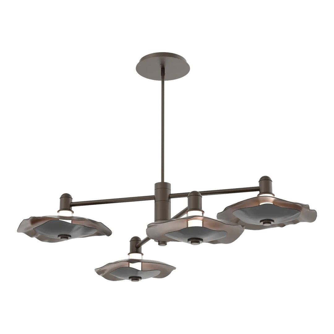 Cumulus Mobile Chandelier by Hammerton Studio – 4 Lights in Flat Bronze