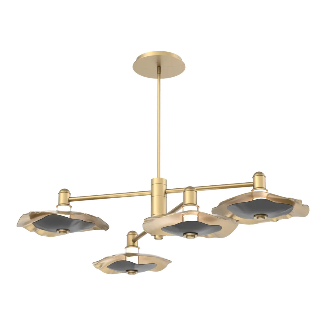 Cumulus Mobile Chandelier by Hammerton Studio – 4 Lights in Gilded Brass