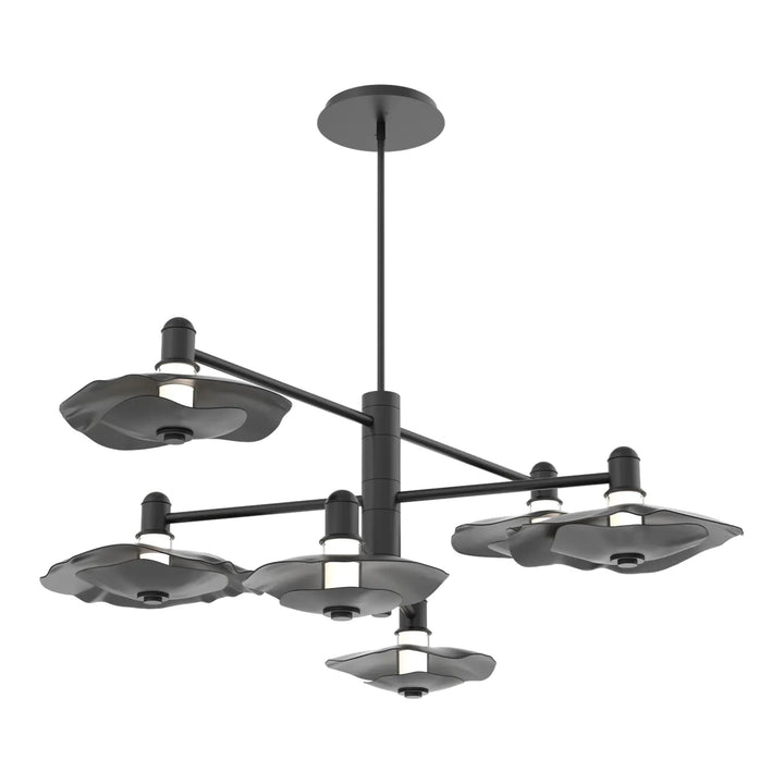 Cumulus Mobile Chandelier by Hammerton Studio – 6 Lights in Matte Black