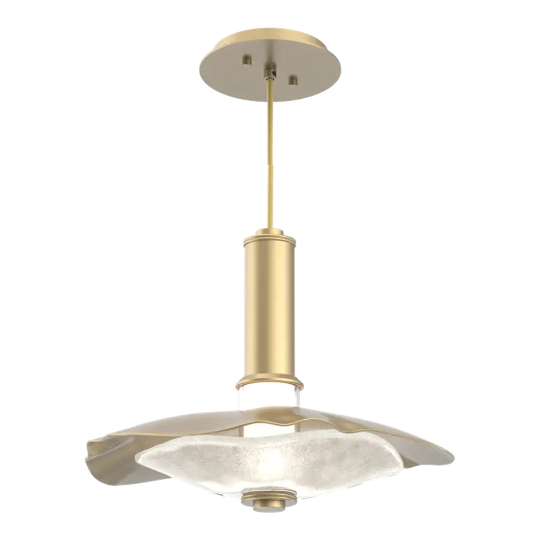 Cumulus Pendant by Hammerton Studio – Medium in Gilded Brass
