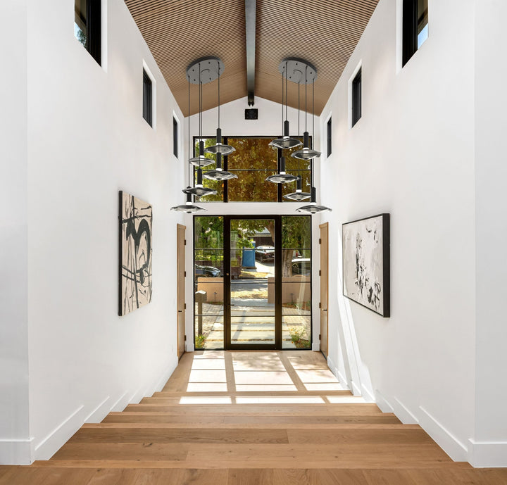 Cumulus Round Pendant Chandelier by Hammerton Studio in a styled interior