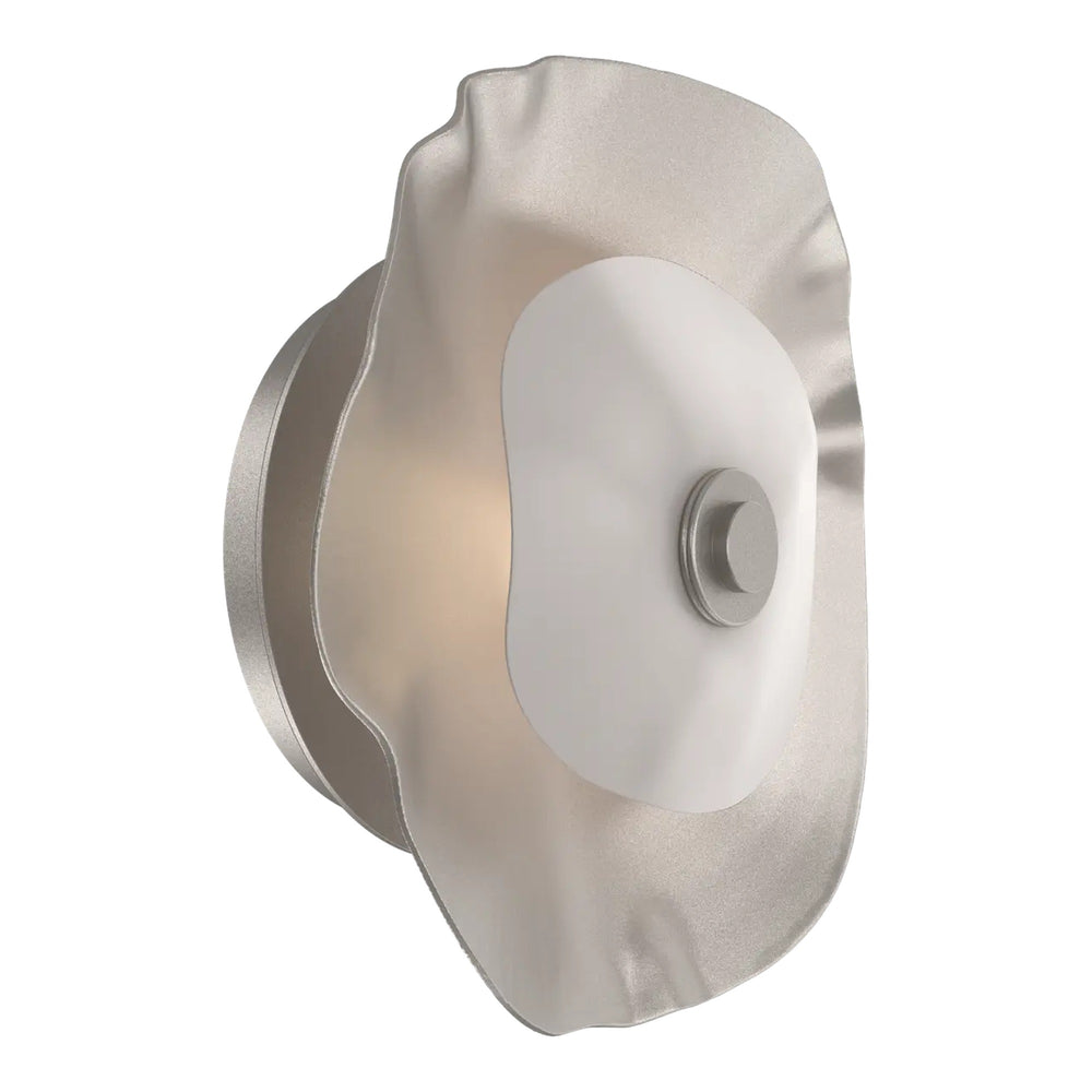 Cumulus Single Sconce & Flush Mount by Hammerton Studio – Medium in Beige Silver