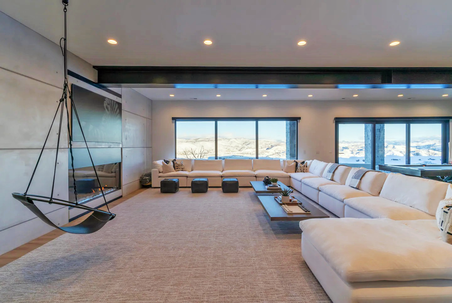 Custom Thomas Dawn sectional designed for a Modern Studio client