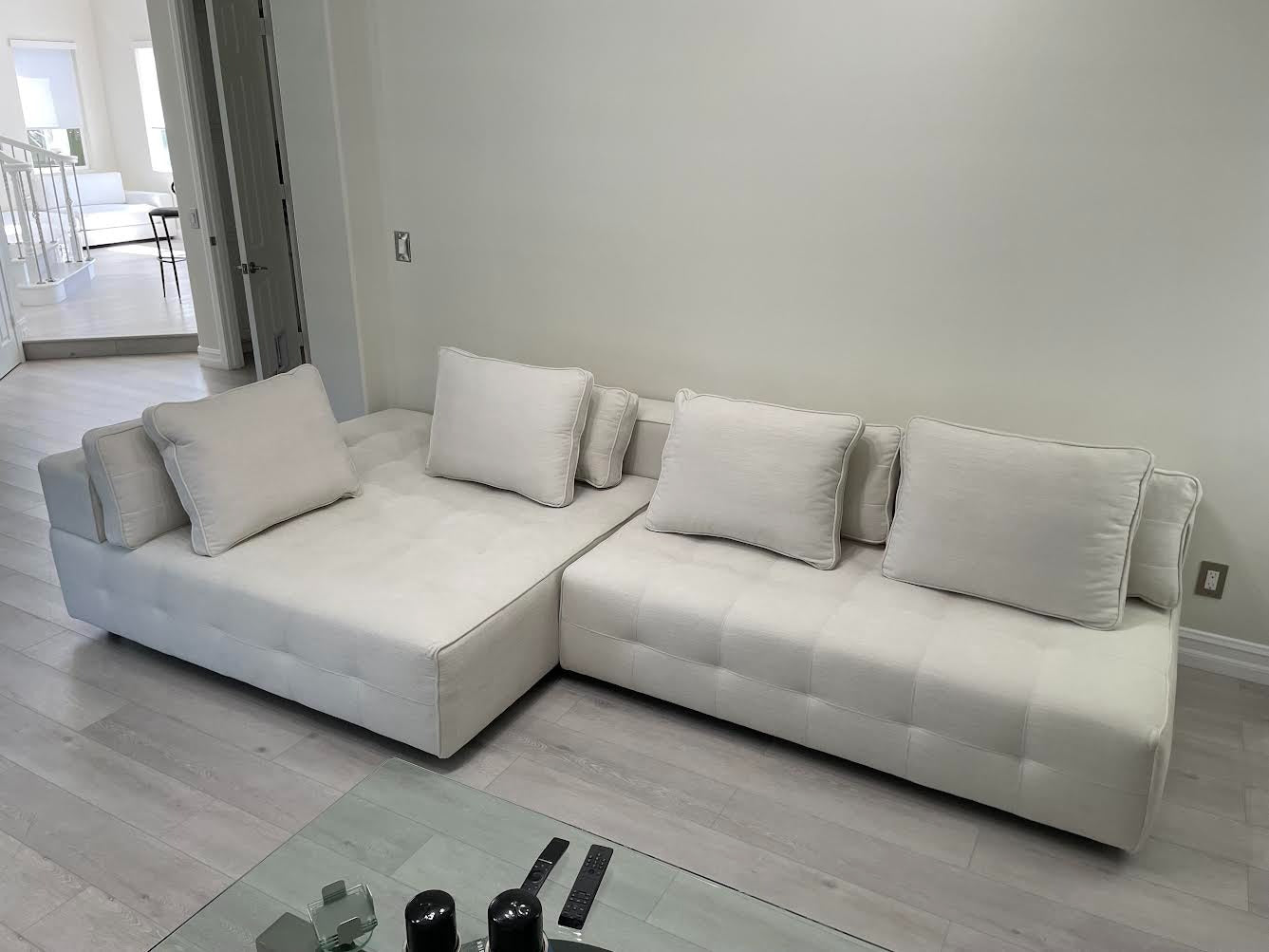 Modern Studio custom sofa or sectional customer installation