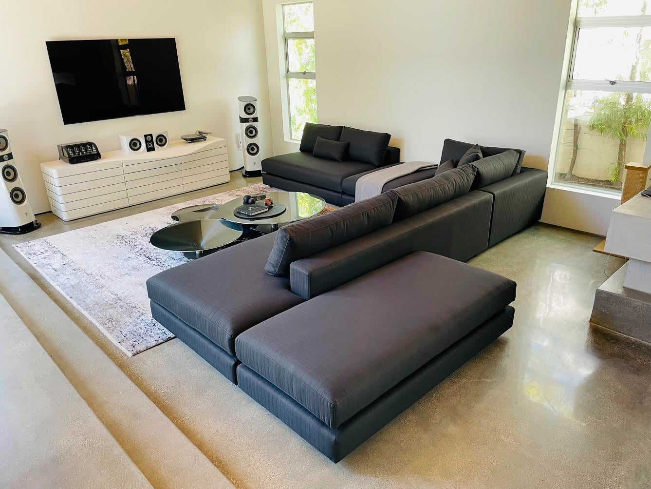 Modern Studio custom sofa or sectional customer installation