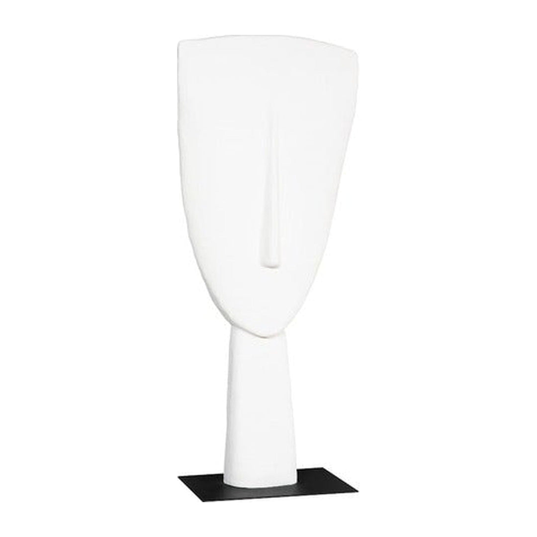 Cycladic Head Sculpture, Classic White, Large Phillips Collection