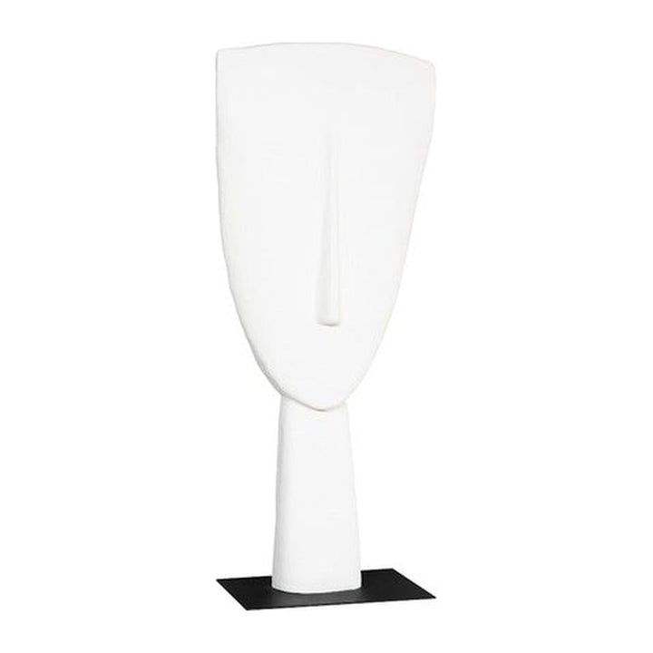 Cycladic Head Sculpture, Classic White, Large Phillips Collection