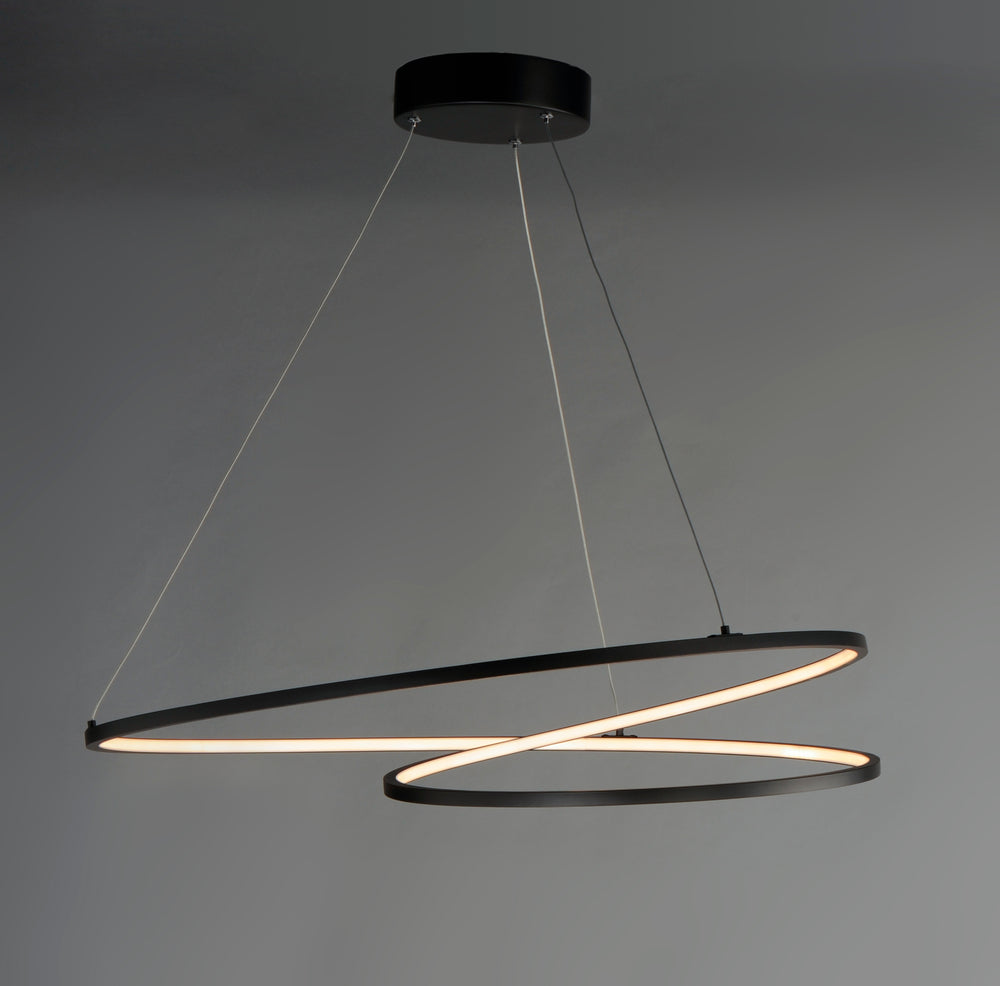 Cycle 25" LED Pendant by ET2 Lighting, styled view 1