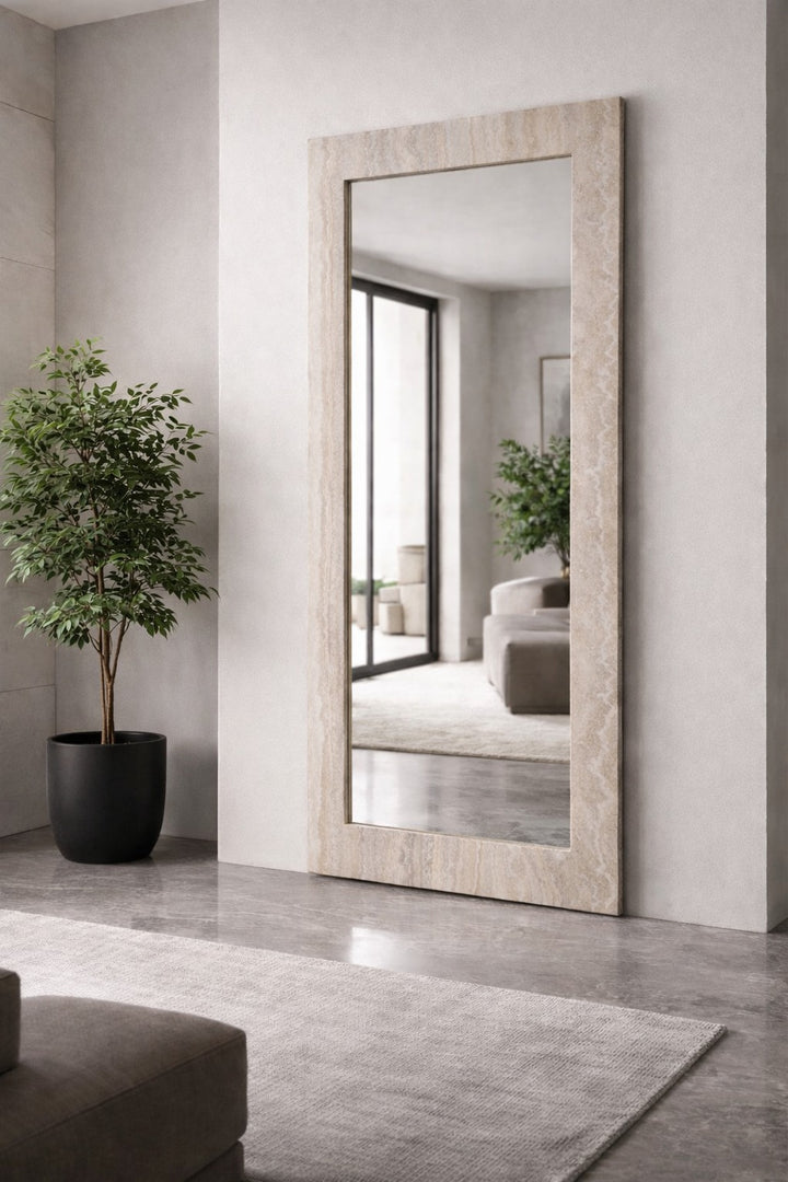 Travia Rectangular Mirror by Whiteline Modern Living – lifestyle